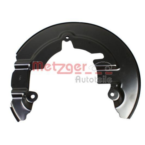 Spritzblech, Bremsscheibe METZGER 6115193 GREENPARTS f&uuml;r FORD, Vorderachse links