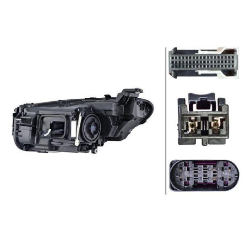 HELLA Hauptscheinwerfer 1EX 015 619-821 f&uuml;r MERCEDES-BENZ, rechts