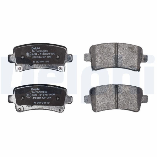 DELPHI LP2084 Bremsbelagsatz, Scheibenbremse f&uuml;r OPEL SAAB VAUXHALL CHEVROLET