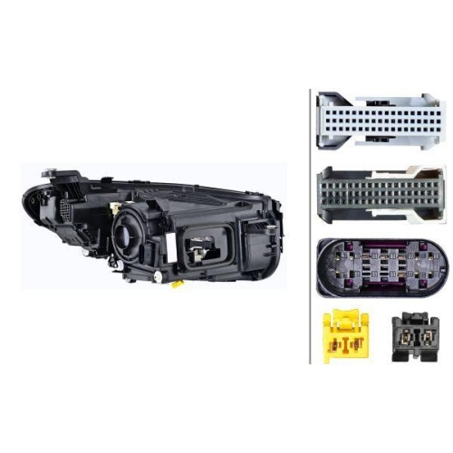 HELLA Hauptscheinwerfer 1EX 015 619-911 für MERCEDES-BENZ, links