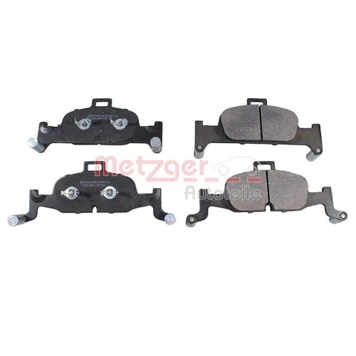 Bremsbelagsatz, Scheibenbremse METZGER 1170973 GREENPARTS f&uuml;r AUDI, Vorderachse