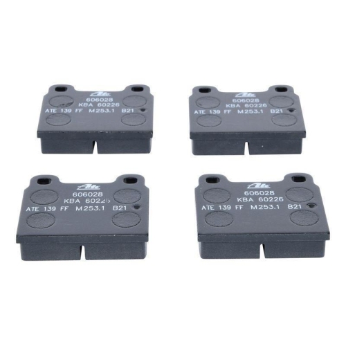 Bremsbelagsatz, Scheibenbremse ATE 13.0460-6028.2 f&uuml;r VAG, Vorderachse