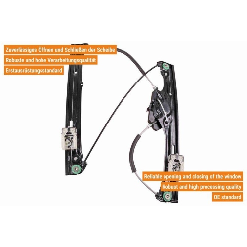 Fensterheber VAICO V20-8249 Original VAICO Qualit&auml;t f&uuml;r BMW, vorne rechts