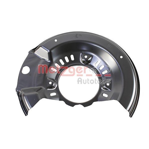 Spritzblech, Bremsscheibe METZGER 6115195 f&uuml;r TOYOTA, Vorderachse links