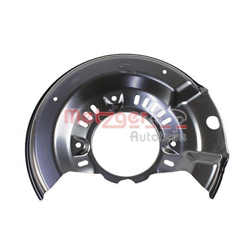 Spritzblech, Bremsscheibe METZGER 6115196 f&uuml;r TOYOTA, Vorderachse rechts