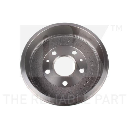 Bremstrommel NK 253937 f&uuml;r NISSAN RENAULT DACIA, Hinterachse