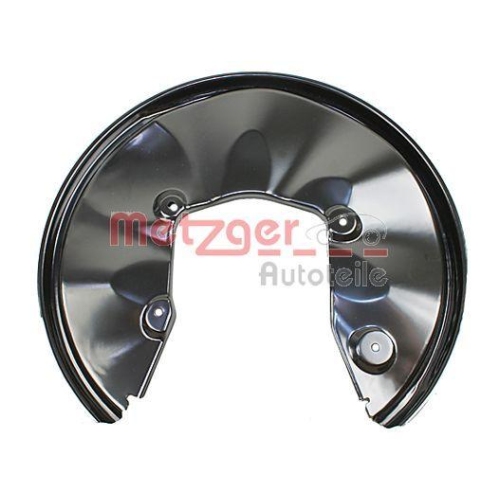 Spritzblech, Bremsscheibe METZGER 6115198 f&uuml;r VAG, Hinterachse rechts