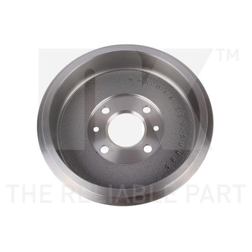 Bremstrommel NK 253938 f&uuml;r RENAULT SMART, Hinterachse