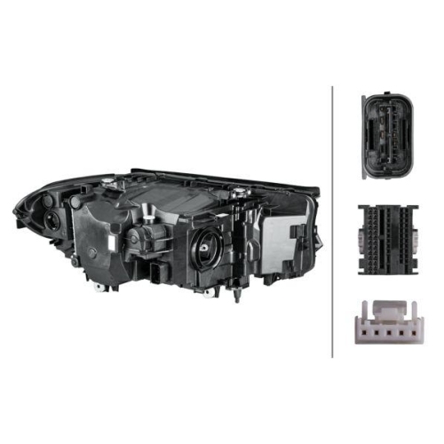 HELLA Hauptscheinwerfer 1EX 354 836-051 für BMW, links
