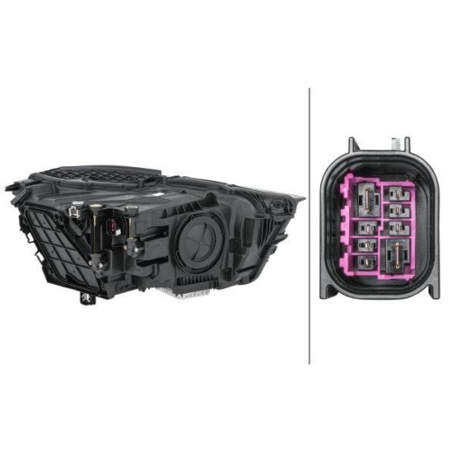 HELLA Hauptscheinwerfer 1EX 354 870-051 für AUDI, links