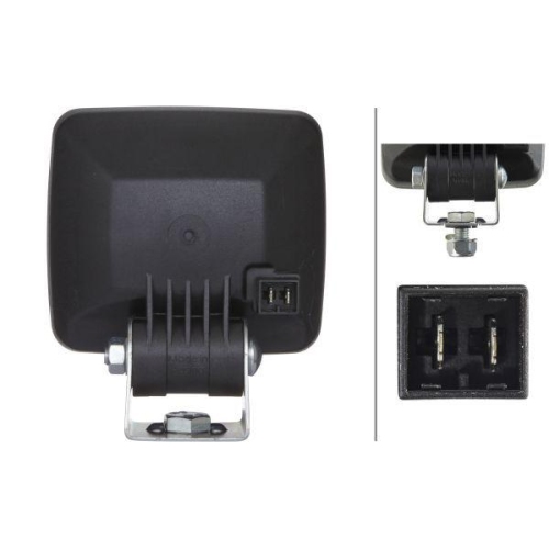 HELLA Arbeitsscheinwerfer 1GA 007 506-001 für DAF IKARUS KÄSSBOHRER SCANIA VOLVO