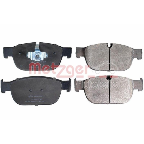 Bremsbelagsatz, Scheibenbremse METZGER 1170978 GREENPARTS f&uuml;r VOLVO, Vorderachse