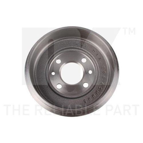 Bremstrommel NK 253939 f&uuml;r RENAULT DACIA SMART, Hinterachse