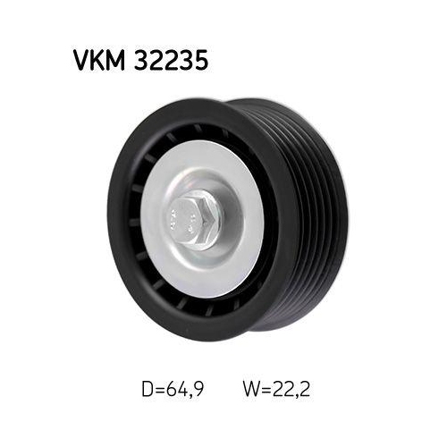 Umlenk-/F&uuml;hrungsrolle, Keilrippenriemen SKF VKM 32235 f&uuml;r ALFA ROMEO FIAT LANCIA