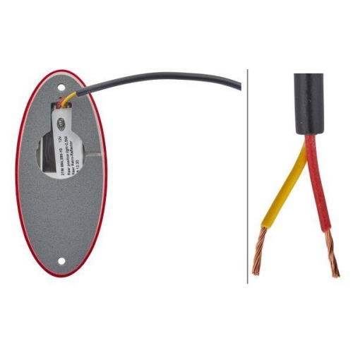 HELLA Schlussleuchte 2TM 964 295-101 für SCANIA HOBBYCAR SOMMER, links, rechts