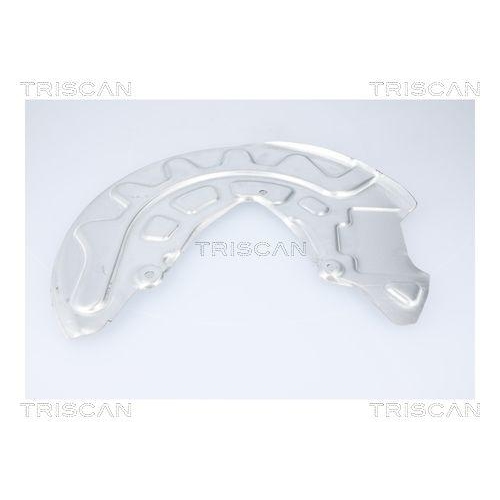 Spritzblech, Bremsscheibe TRISCAN 8125 29105 für VW, Vorderachse rechts