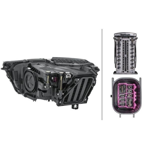 HELLA Hauptscheinwerfer 1EX 354 870-081 für AUDI, rechts