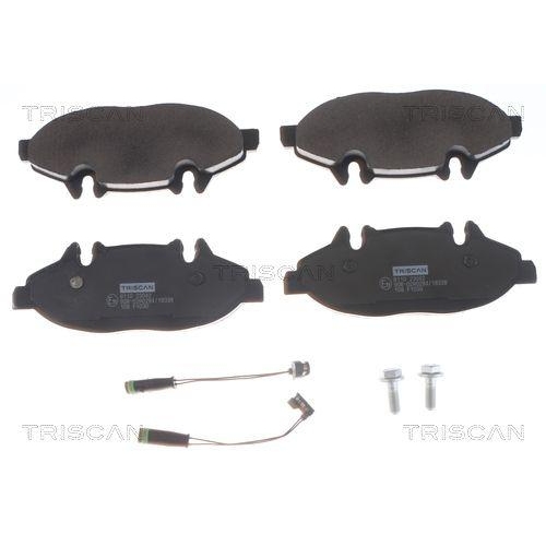 Bremsbelagsatz, Scheibenbremse TRISCAN 8110 23042 f&uuml;r MERCEDES-BENZ, Vorderachse