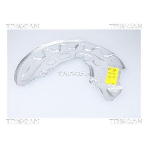 Spritzblech, Bremsscheibe TRISCAN 8125 29106 f&uuml;r VW, Vorderachse links