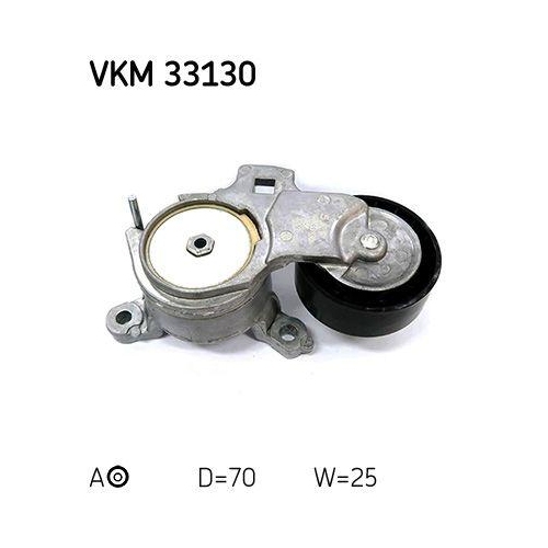 Riemenspanner, Keilrippenriemen SKF VKM 33130 f&uuml;r CITRO&Euml;N PEUGEOT, links, mitte