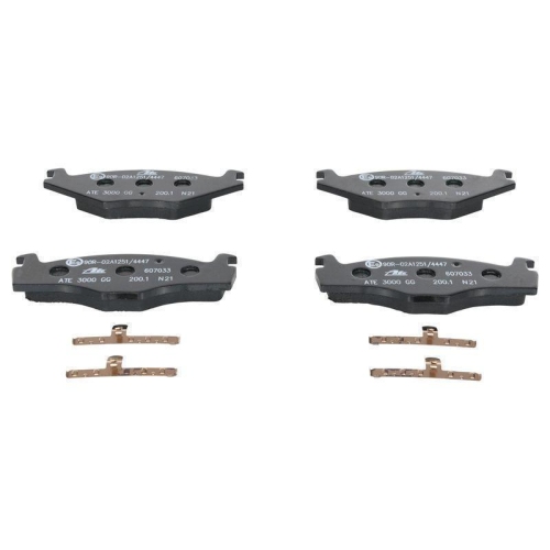 Bremsbelagsatz, Scheibenbremse ATE 13.0460-7033.2 f&uuml;r SEAT VAG, Vorderachse
