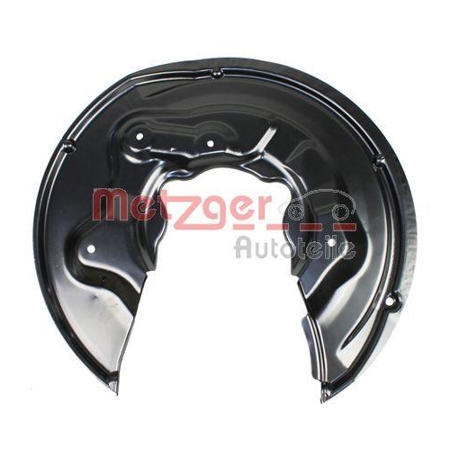 Spritzblech, Bremsscheibe METZGER 6115203 f&uuml;r VAG, Hinterachse links