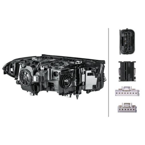 HELLA Hauptscheinwerfer 1EX 354 836-111 für BMW, links
