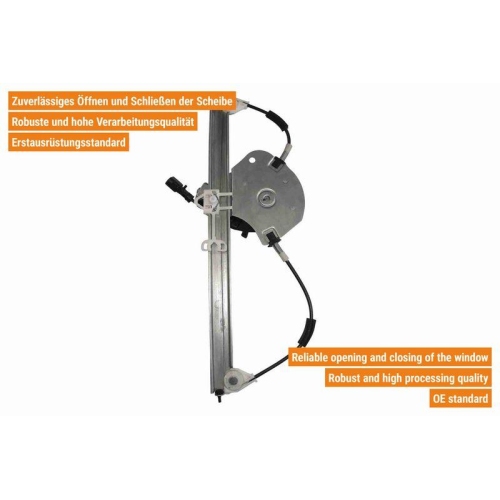 Fensterheber VAICO V24-0395 Original VAICO Qualität für FIAT, vorne rechts