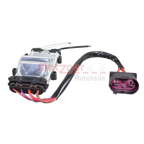 Steuerger&auml;t, Elektrol&uuml;fter (Motork&uuml;hlung) METZGER 0917449 f&uuml;r AUDI PORSCHE VW