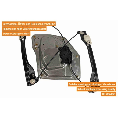 Fensterheber VAICO V10-2496 Original VAICO Qualität für SEAT SKODA VAG