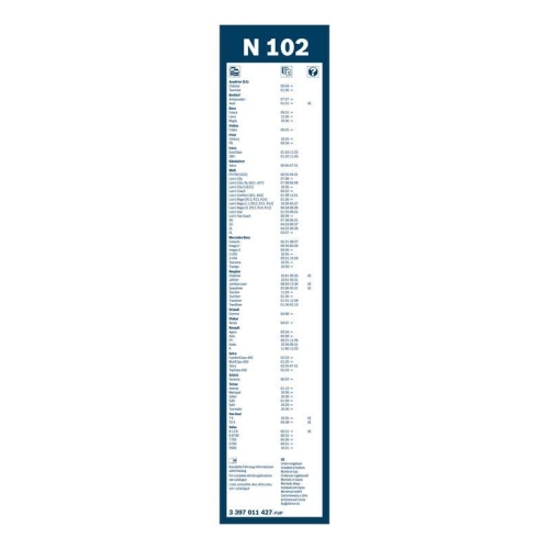 Wischblatt BOSCH 3 397 011 427 Twin für, vorne