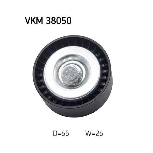 Umlenk-/F&uuml;hrungsrolle, Keilrippenriemen SKF VKM 38050 f&uuml;r MERCEDES-BENZ, mitte
