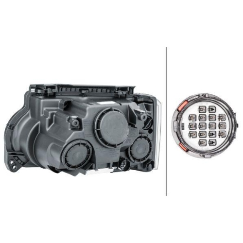 HELLA Hauptscheinwerfer 1LL 238 036-421 f&uuml;r LAND ROVER, rechts