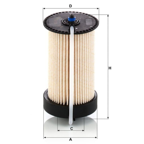 Kraftstofffilter MANN-FILTER PU 8046 z f&uuml;r VAG