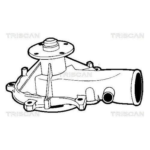 Wasserpumpe, Motork&uuml;hlung TRISCAN 8600 24043 f&uuml;r OPEL VAUXHALL