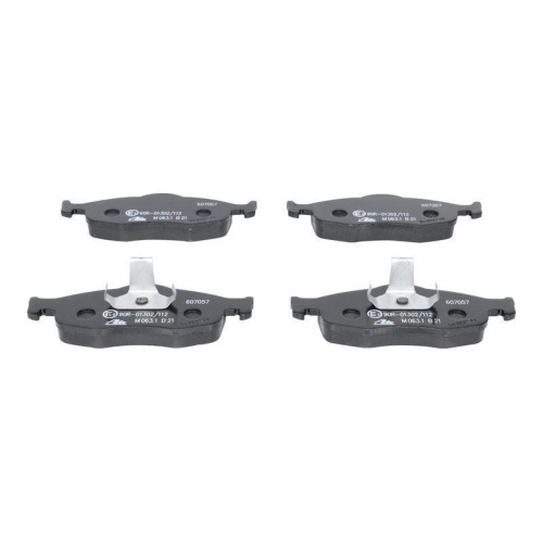 Bremsbelagsatz, Scheibenbremse ATE 13.0460-7057.2 f&uuml;r FORD, Vorderachse