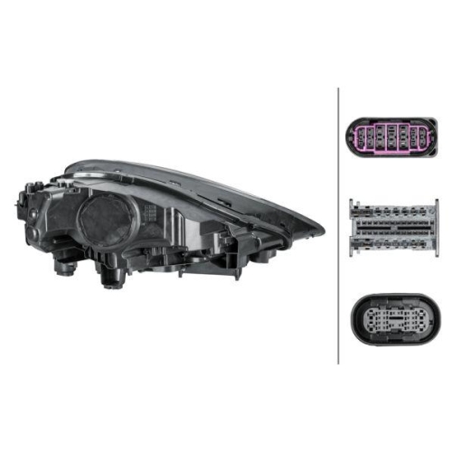 HELLA Hauptscheinwerfer 1EX 014 690-071 für PORSCHE, links