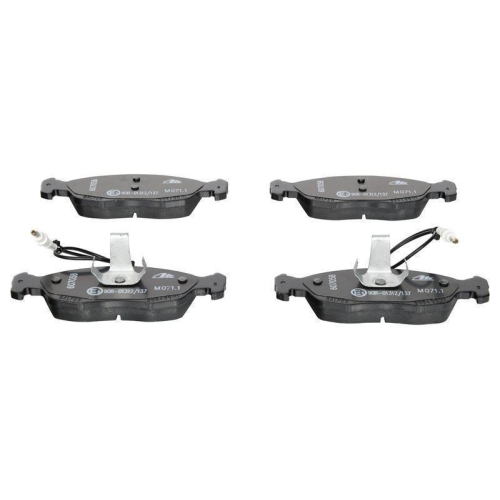 Bremsbelagsatz, Scheibenbremse ATE 13.0460-7058.2 f&uuml;r PEUGEOT, Vorderachse