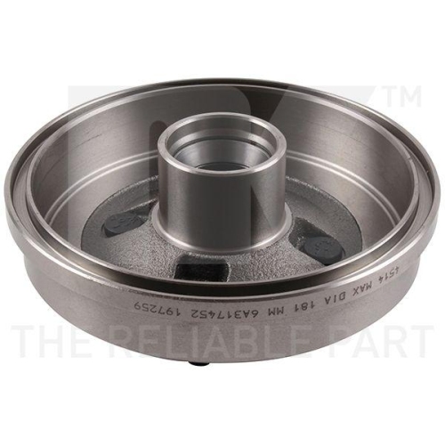 Bremstrommel NK 254514 f&uuml;r TOYOTA, Hinterachse