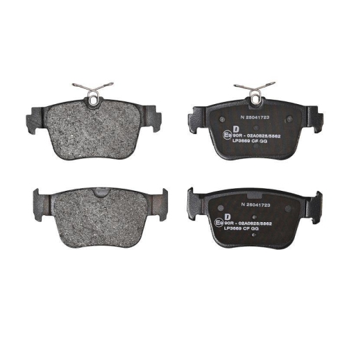 DELPHI LP3669 Bremsbelagsatz, Scheibenbremse f&uuml;r AUDI FORD SKODA VW VW (FAW)