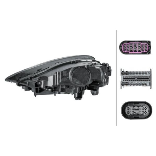 HELLA Hauptscheinwerfer 1EX 014 690-081 f&uuml;r PORSCHE, rechts