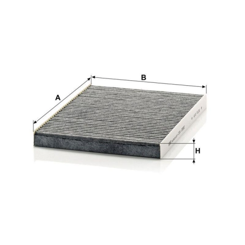 Filter, Innenraumluft MANN-FILTER CUK 2882 f&uuml;r VAG