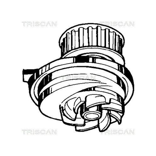 Wasserpumpe, Motork&uuml;hlung TRISCAN 8600 24052 f&uuml;r BEDFORD OPEL VAUXHALL