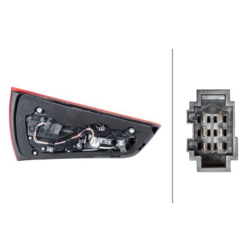 HELLA Heckleuchte 2SK 011 735-061 für AUDI, rechts