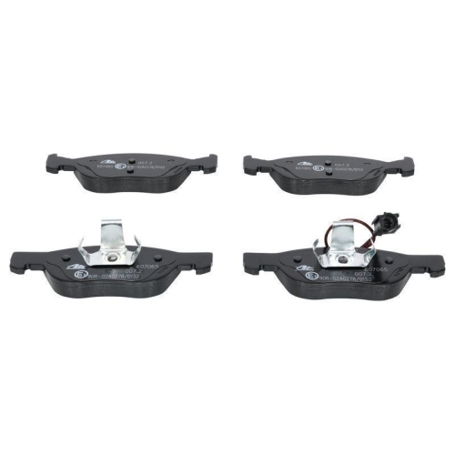 Bremsbelagsatz, Scheibenbremse ATE 13.0460-7065.2 f&uuml;r FIAT, Vorderachse