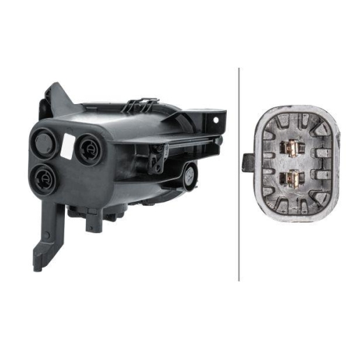 HELLA Nebelscheinwerfer 1NA 354 680-011 für OPEL VAUXHALL GENERAL MOTORS, links