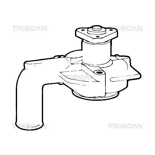 Wasserpumpe, Motork&uuml;hlung TRISCAN 8600 16457 f&uuml;r FORD