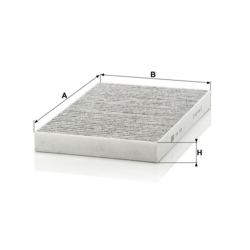 Filter, Innenraumluft MANN-FILTER CUK 3192 f&uuml;r VAG