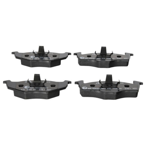 Bremsbelagsatz, Scheibenbremse ATE 13.0460-7072.2 f&uuml;r SEAT VAG, Vorderachse