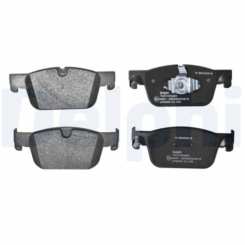 DELPHI LP3300 Bremsbelagsatz, Scheibenbremse f&uuml;r VOLVO VOLVO ASIA, Vorderachse